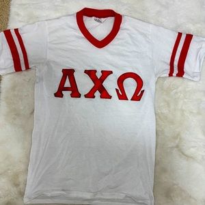 Alpha chi omega letters shirt